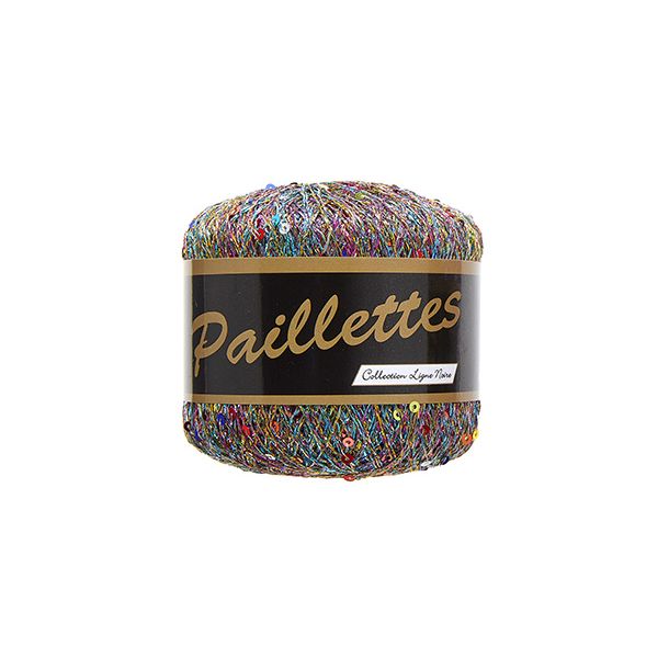 Paillettes - Lammy Yarns 415 - Regnbue