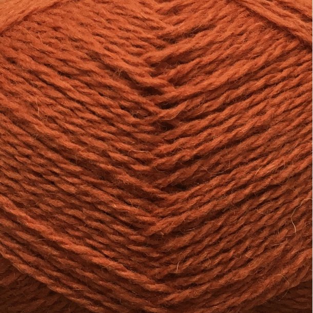�kologisk Hverdagsuld - CaMaRose 42 Br&aelig;ndt orange