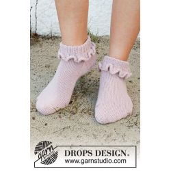 Strikkekit - Rosy Ruffles, Strrelse 35-42.