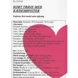 Kort tr�je med k�dem�nster