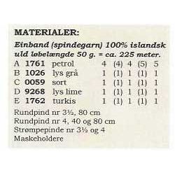 R&oacute;sir - Strikkeopskrift slges kun med garn