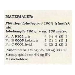 Gn&oacute;tt - Strikkeopskrift slges kun sammen med garn