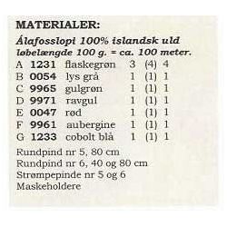 Akur - Strikkeopskrift slges kun sammen med garn