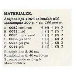 &Ouml;ngull - Strikkeopskrift slges kun sammen med garn