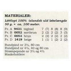 Godi - Strikkeopskrift slges kun sammen med garn