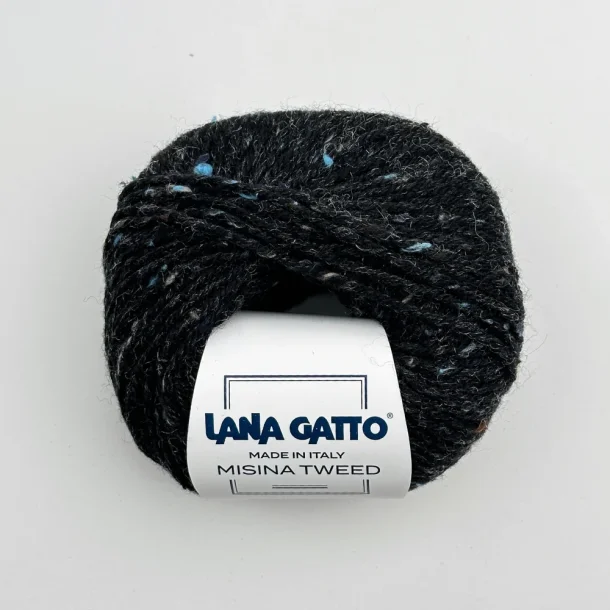 Misina Tweed - Lana Gatto 5000 Very Black