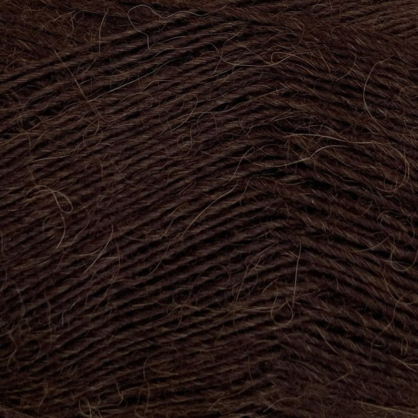 CaMaRose - Tynd lamauld 5108  M&oslash;rkebrun