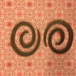 Lukning spiral - gammel guld - 50 mm