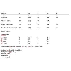 Opskrift - Litlu manneskjurnar - slges kun sammen med garn