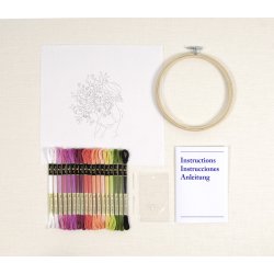 Broderi-Kit - Floral Embrace - DMC