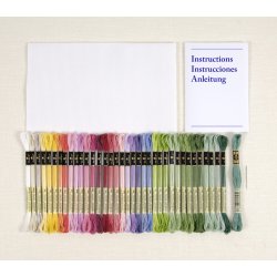 Broderi-kit - Botanical Sampler- DMC