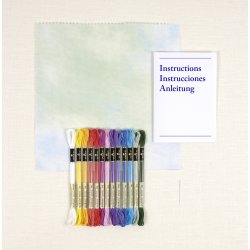 Broderi-Kit - Floral Moon - DMC