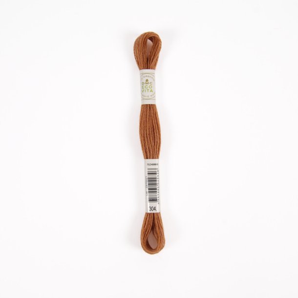 Eco Vita Uldbroderigarn 360 - DMC 304 Mango Cutch