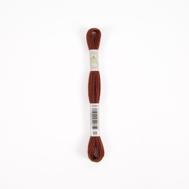 Eco Vita Uldbroderigarn 360 - DMC 505 Ruby Madder