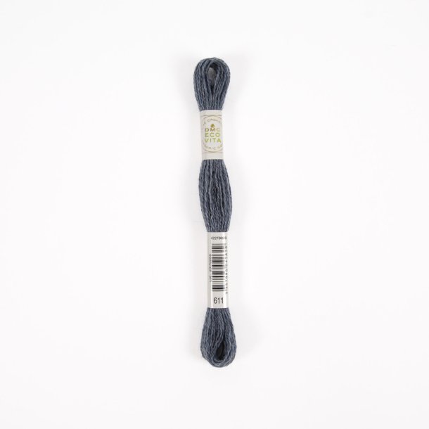 Eco Vita Uldbroderigarn 360 - DMC 611 Cloud Indigo