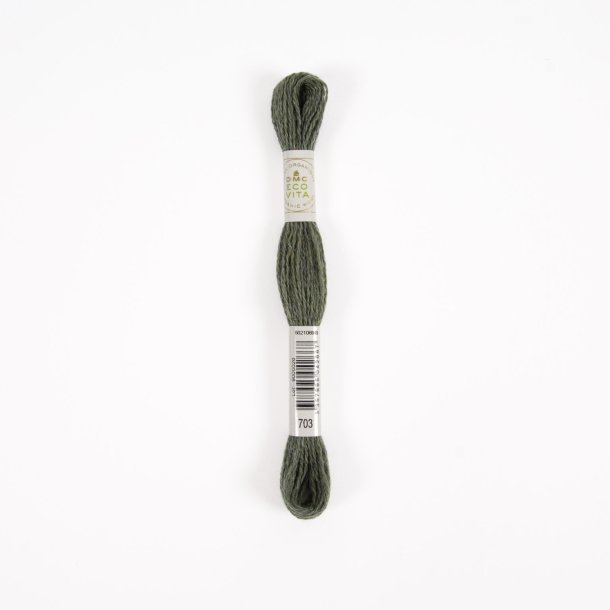 Eco Vita Uldbroderigarn 360 - DMC 703 Moss Indigo