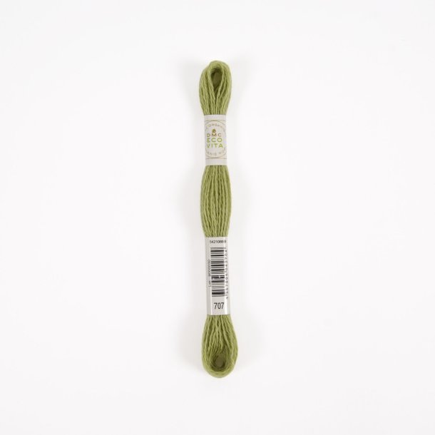 Eco Vita Uldbroderigarn 360 - DMC 707 Lime Woald