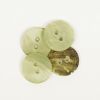 Perlemor rund grn 15 mm (620)