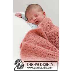 Strikkekit - Coral Barley str 65 x 80 cm