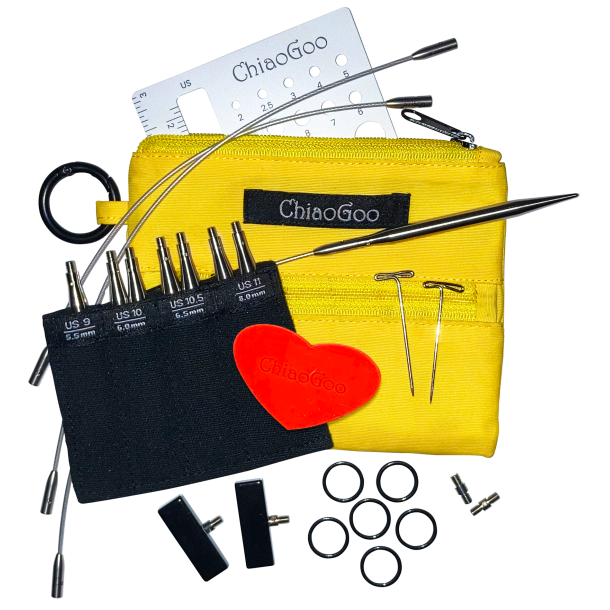 Chiaogoo - Twist Shorties Yellow -  8 cm - S�t Large