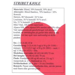 Stribet kjole