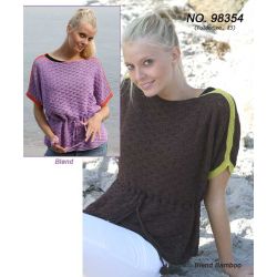 Tunika med blgemnster