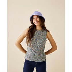 Strikkekit - Sommertop i Iris - Permin Str XS