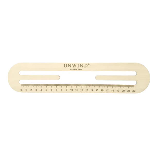 Lineal til opskriftl�snng, A4 - Tr� - Unwind
