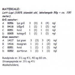 Kambur - Strikkeopskrift slges kun sammen med garn