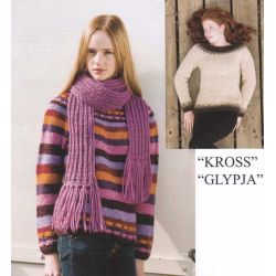 Kross-sweater - Strikkeopskrift slges kun sammen med garn