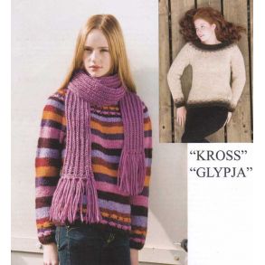 Kross-sweater - Strikkeopskrift slges kun sammen med garn