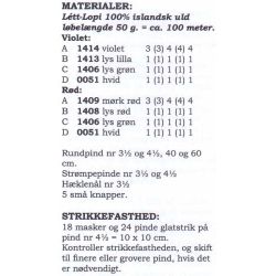 Knupur - Strikkeopskrift slges kun sammen med garn