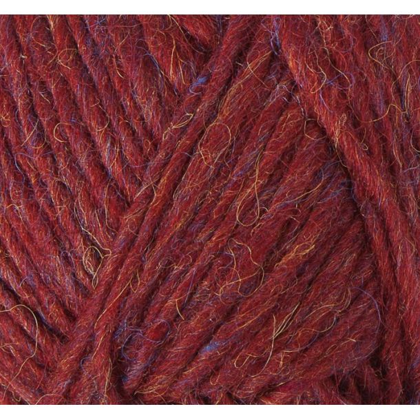 Alafoss Lopi fra Istex 9962 Rubinrd / Ruby red heather