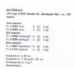 Jeanne - Strikkeopskrift slges kun sammen med garn