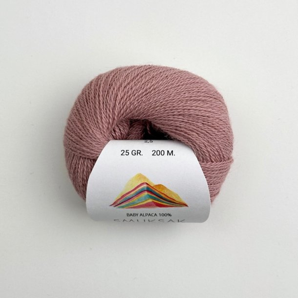 Baby Alpaca 100% - 25 g - Smuksak B139 - Antique Rose