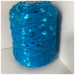 Bomuld med pailletter