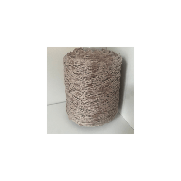 Bomuld med pailletter 69 Beige/Transparent Beige, Blank