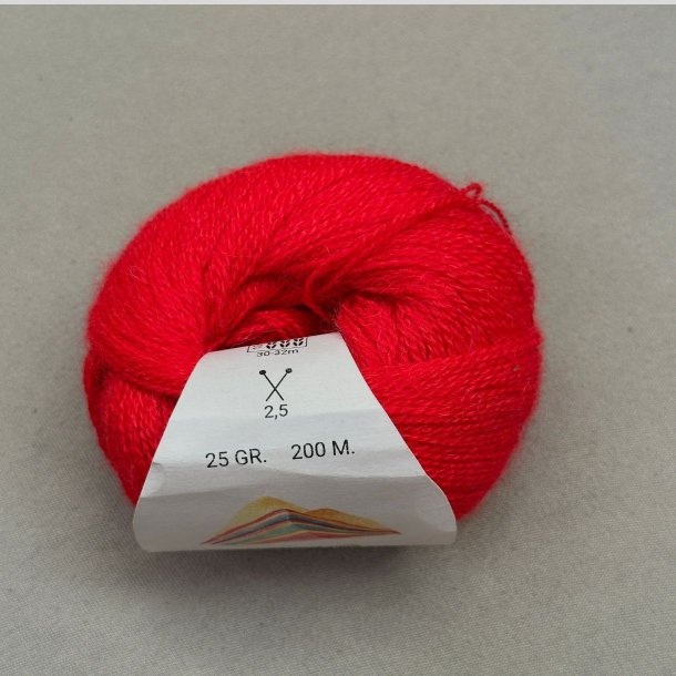 Baby Alpaca 100% - 25 g - Smuksak 4932 - Poppy