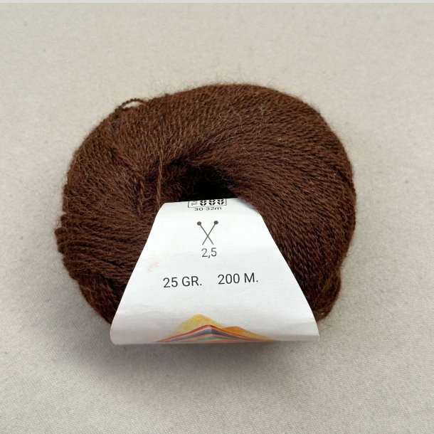Baby Alpaca 100% - 25 g - Smuksak B118 - Black Coffee