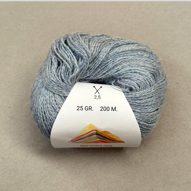 Baby Alpaca 100% - 25 g - Smuksak C838 - Blue Fog