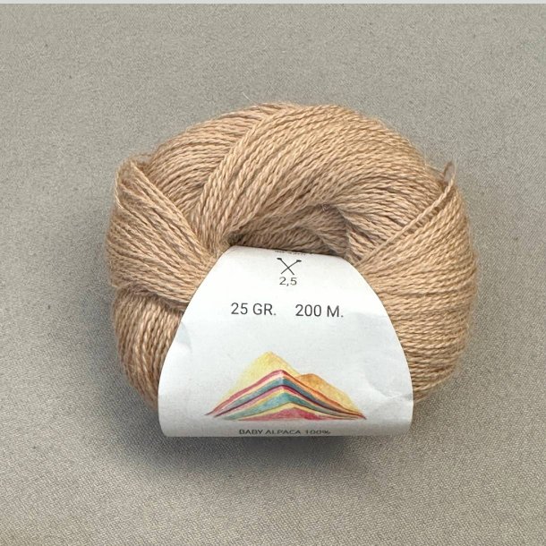 Baby Alpaca 100% - 25 g - Smuksak SFN73 - Peanut Butter