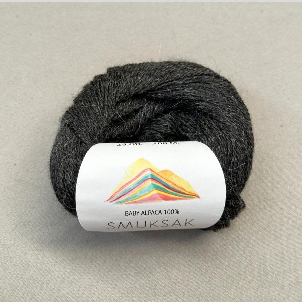 Baby Alpaca 100% - 25 g - Smuksak SFN75 - Charcoal