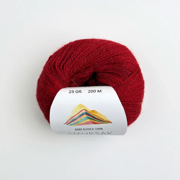Baby Alpaca 100% - 25 g - Smuksak C856 Goji Berry
