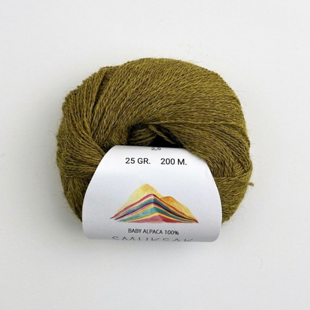 Baby Alpaca 100% - 25 g - Smuksak CQ81 - Green Olive