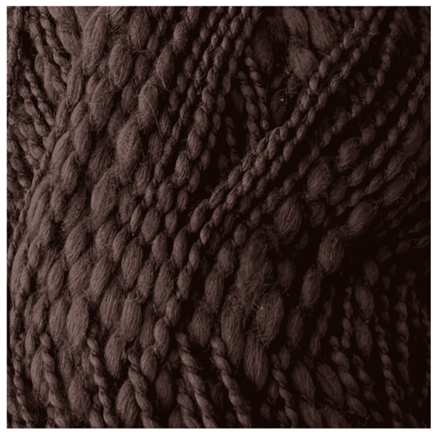 Hjerte Cotton Flam� - Hjertegarn 0814 M&oslash;rkebrun