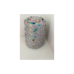 Bomuld med pailletter