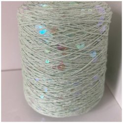 Bomuld med pailletter