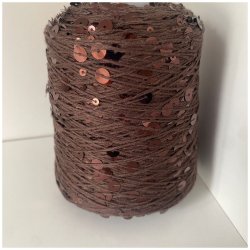 Bomuld med pailletter