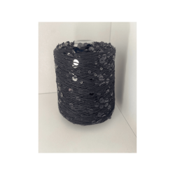 Bomuld med pailletter