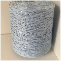 Bomuld med pailletter